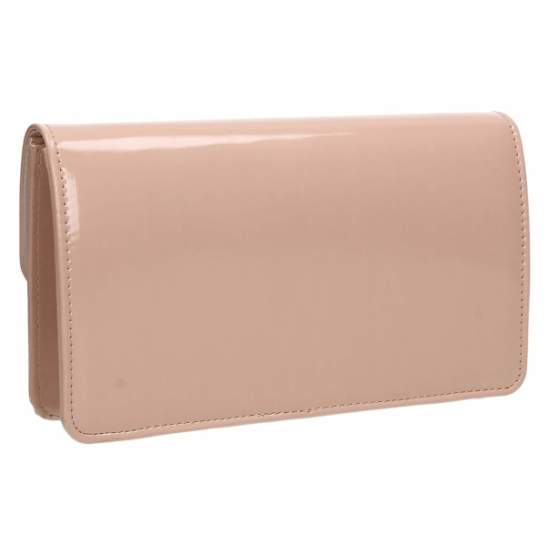 Patent Leather Envelope Clutch for Kvinner - Festlig Clutch i PU, Ensfarget