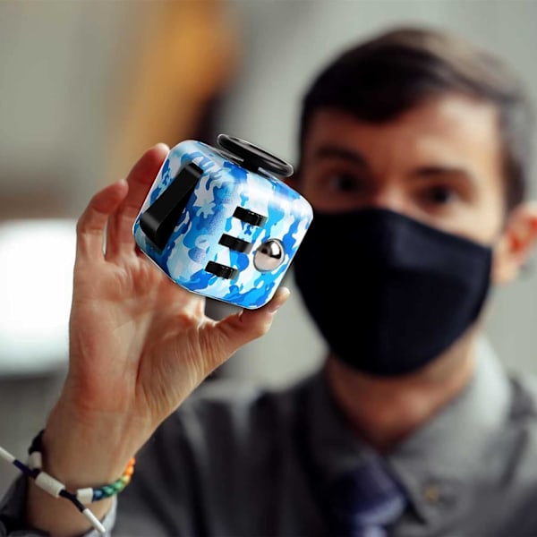 4 kpl Kuutio Fidget-lelu, Taikakuutio Stressin ja ahdistuksen lievitykseen