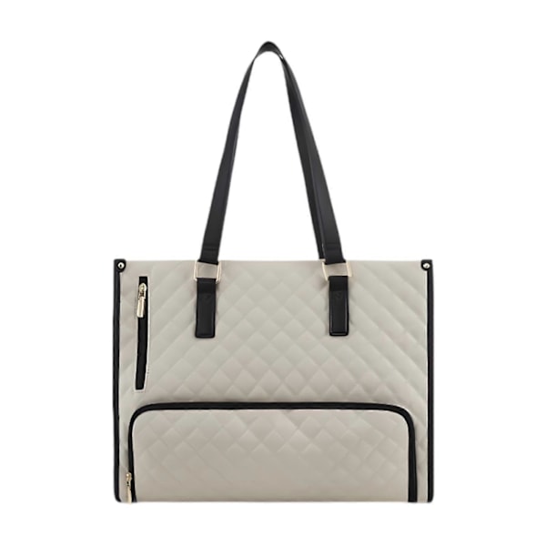 Frokosttaske til Kvinder Madkasse Computertaske Skuldertaske Håndtaske til Hverdagsbrug på Kontoret-XM1- Beige