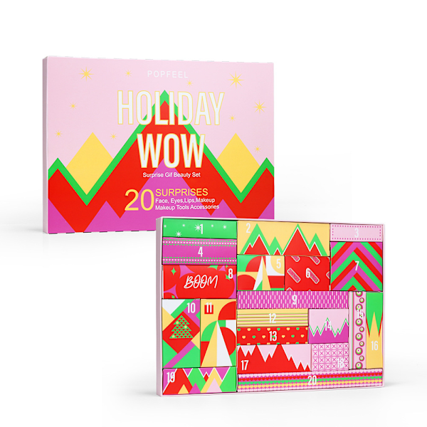 Jenters Jule Nedtellings Advent Kalender Sminkesett Gave