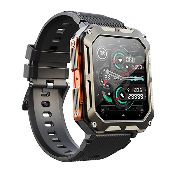 Njord Gear Indestructible Smartwatch Robust Taktisk Pulsmåler Smartwatch (FMY)