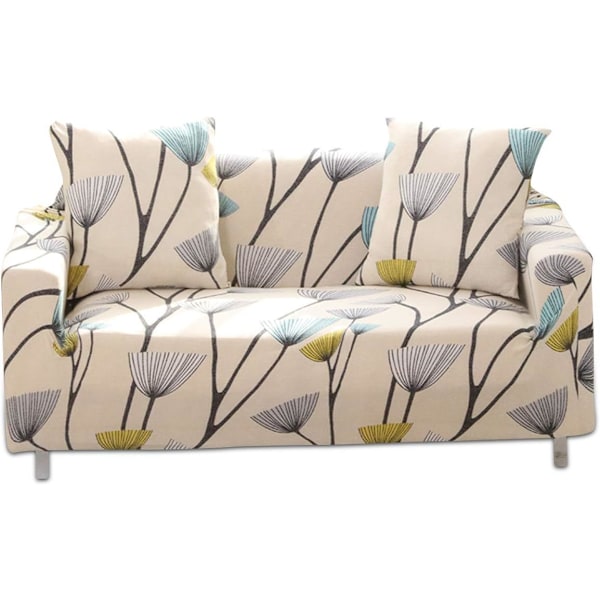 Stretch sofföverdrag Elastiskt sofföverdrag Jacquard 2-sits soffa