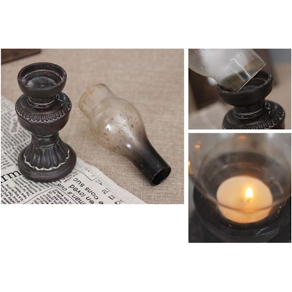 Retro Ljusstake Retro Fotogenlampa Dekorativ Liten Ljus-XM2-