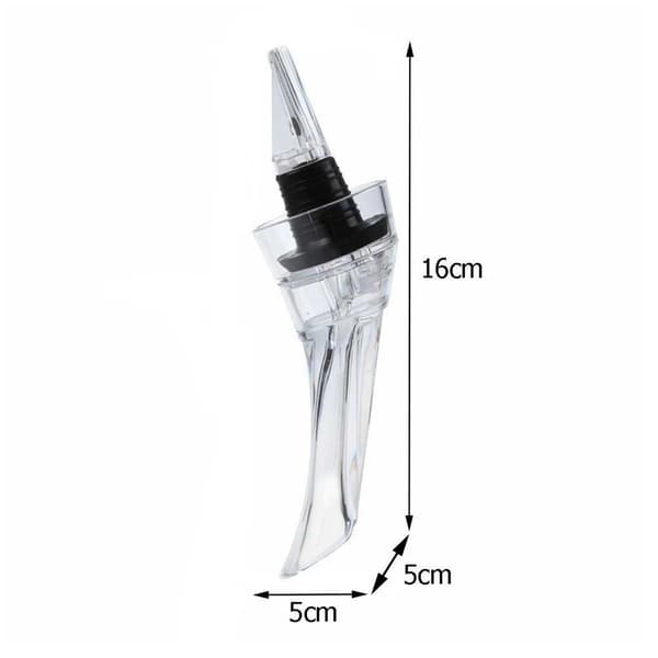 Vinlufter Dekanter til Vinflaske Aerator sort-FM- black
