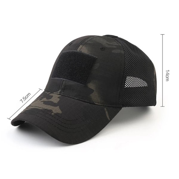 Taktisk armékeps Utomhus Sport Militärkeps Kamouflagehatt Enkel Armé Camo Jaktkeps För Män Vuxen