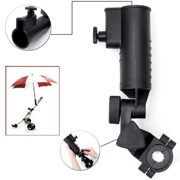 Golfvogn V2 Universal Paraplyholder/Paraplyholder/Paraply