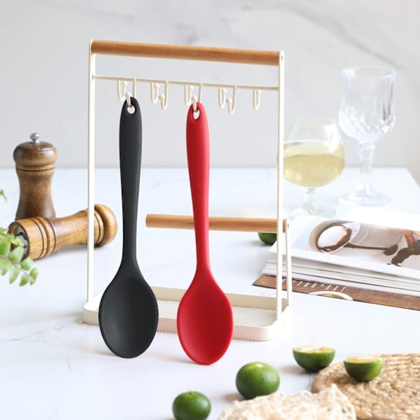 Silikon Nonstick Blandningsskedar Set 2-Delar, Hög Värmebeständighet-XM2-