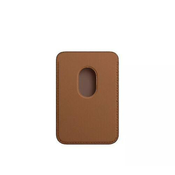 Offisiell Apple Leather Wallet med MagSafe for iPhone - Saddle Brown