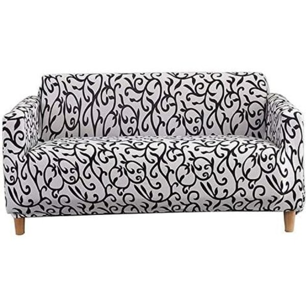Elastisk sofatrekk stretch sofatrekk 2-seters stue sofa