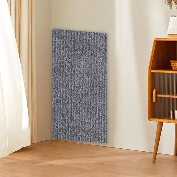 Kradsemåtte til katte med selvklæbende bagside Stabil møbelbeskyttende måtte til killinger Kat Brun Brown Brown 40x100cm