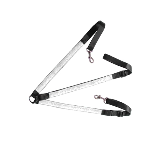1/2/3/5 Säädettävä LED-hevosen rintaremmisarja erittäin näkyvä valkoinen White 2PCS