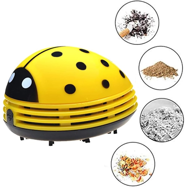Ladybug Støvsuger, Sød Tegneserie ABS Plast Batteridrevet -XM2-
