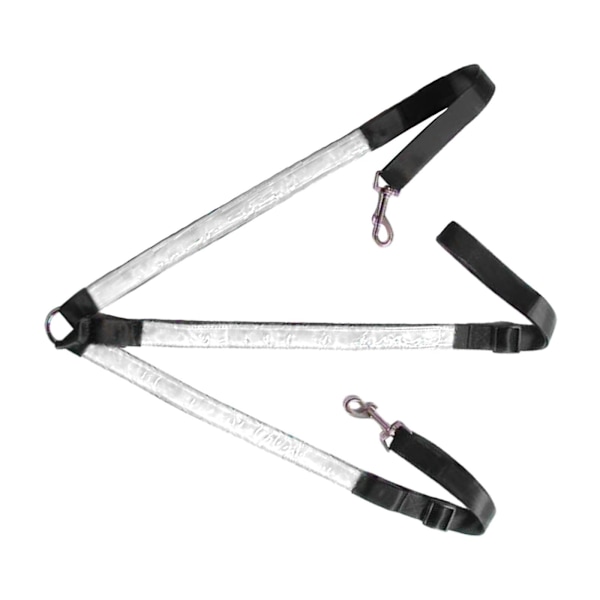 1/2/3/5 Justerbar LED-hästbröstkrage Mycket Synlig Vit White 1 Pc