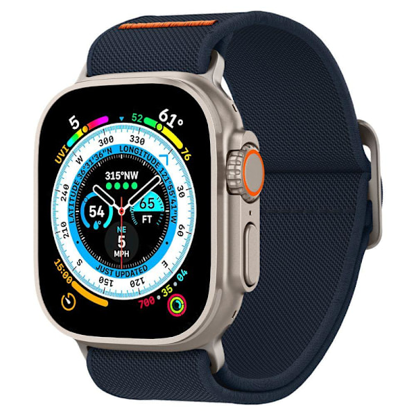 Spigen Apple Watch 42/44/45/49 mm Armbånd Fit Lite Ultra Navy