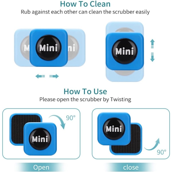 Mini Magnetisk Algerenser til Akvarieglasrensning