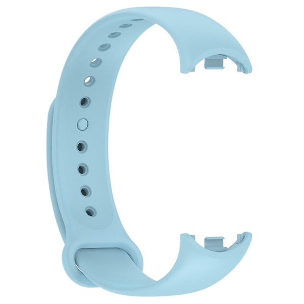 Justerbart silikonarmband för Mi Band 8 Smartwatch Armband Bältesögla-KK1- Stretch blue