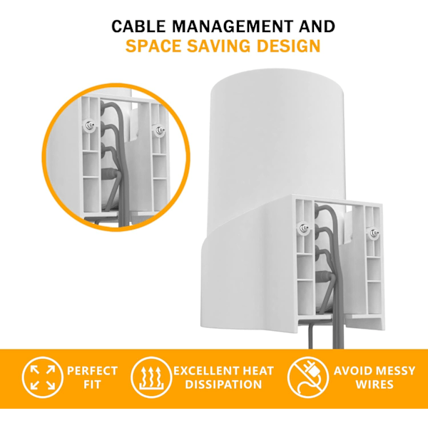 Veggfeste for TP-Link Deco X68/XE75/XE75 Pro/X80/AX5400 Mesh Wi-Fi 6-system