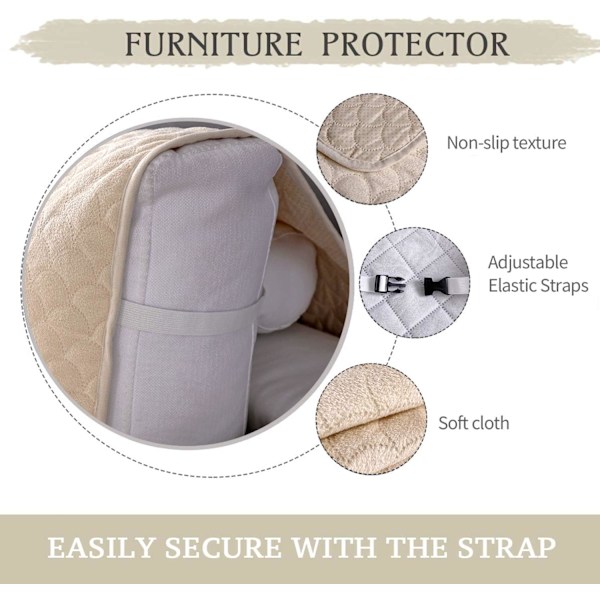 Sklisikker Sofadekke Sofabeskytter Lenestolbeskytter Sofa