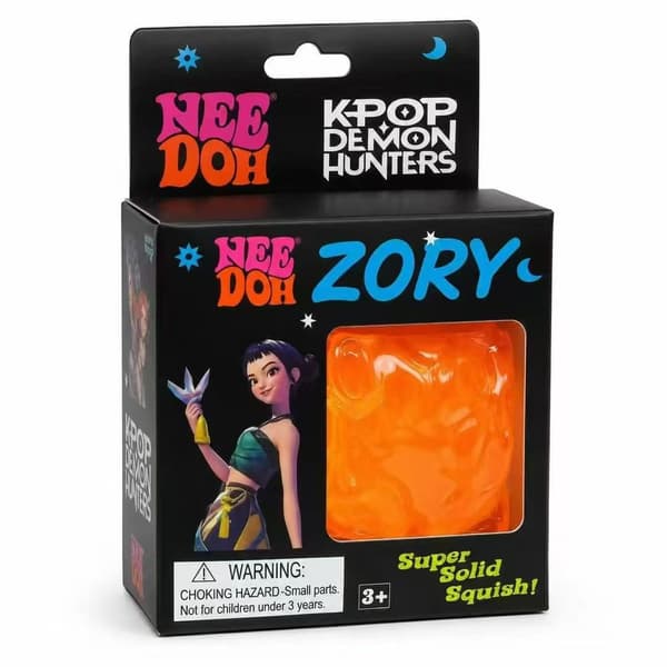 K-POP Demon Hunter Ice Cube Squishy Toy Sensorisk Stressavlastende Fidget Toy Tilfeldig Stil