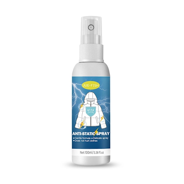 Statisk spray til tøj, statisk spray, spray til eliminering af statisk elektricitet, statisk fjerner til tøj, Static Guard spray til tøj, 100 ml