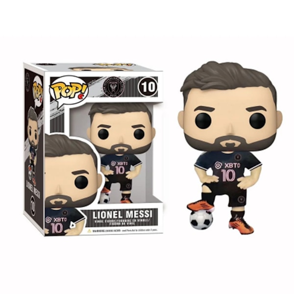 Funko Pop Fodbold Stjerner Lionel Messi #10 Dekoration Ornament Action Figur Samling Model Legetøj