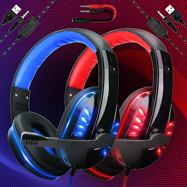 PS4 Gaming Headset Hörlurar