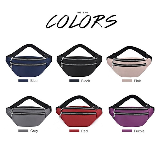 Sport midjevesker posepakke Lila-KK1- Purple