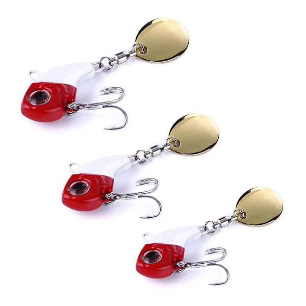 3-pack VIB-drag med sked - Olika storlekar och färger White Vit