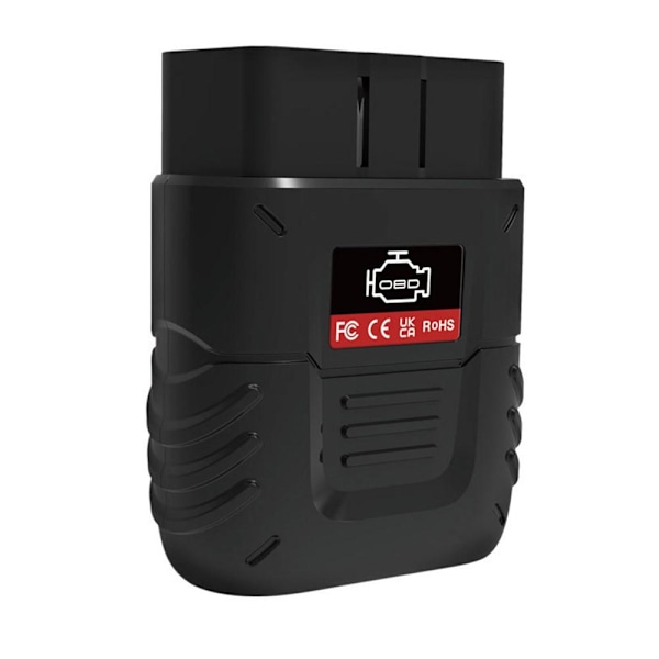 V019 OBD 2 til Diagnostik Bluetooth Fejlkode Dekoder Fejlkodelæser til bil Black Svart