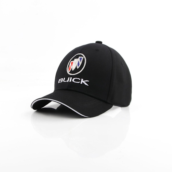 Buick broderad logotyp justerbar unisex resebasebollkeps hatt resekeps racing motorcykelkeps  (FMY)