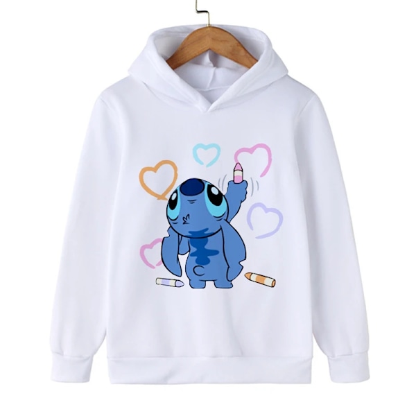 Y2k Anime Stitch Hoodie Barnkläder Cartoon Kids Flicka Pojke Lilo och Stitch Tröja Manga Hoody Baby Casual Topp 59005