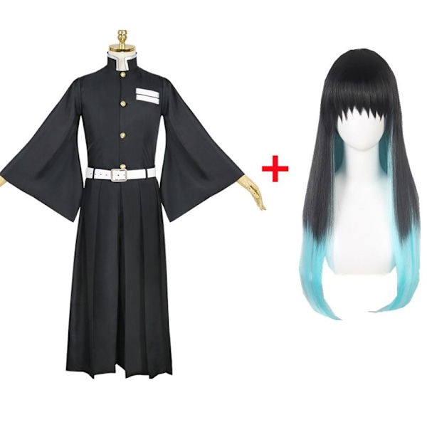 Tokitou Muichirou Cosplay Demon Slayer Kimetsu no Yaiba Kostym Kisatsutai Uniform Set Halloweenfest Anime Kläder A5 A5 M