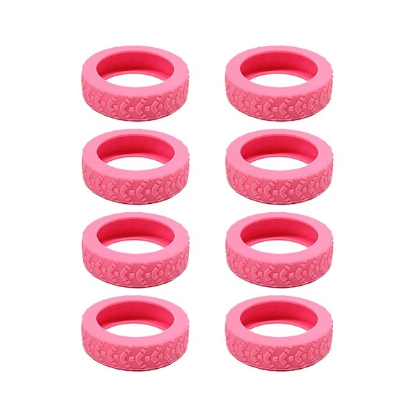 8 stk. Bagage Hjulbeskyttelse Kuffert Hjulbeskyttelse ROSA Pink