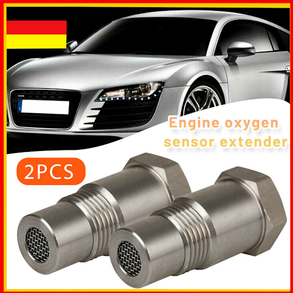 2x O2 Simulator Sonde Lambdasonde Auto Lambda Eliminator Spacer Metallkat Lamda