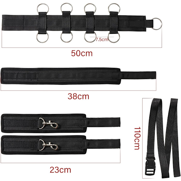 Restraints Sex Bondage sæt BDSM bondage sæt med justerbare håndjern