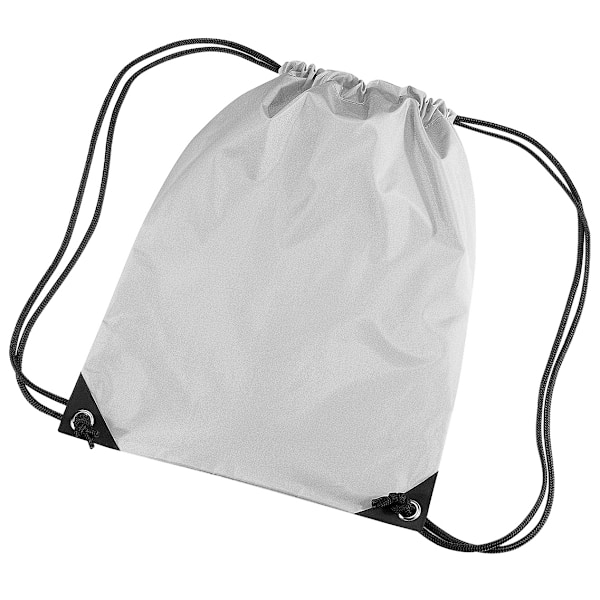 Bagbase Premium Gymsac Vedenpitävä Kassi (11 litraa) (2 kpl) Hopeanharmaa-KK1- Silver Grey One Size