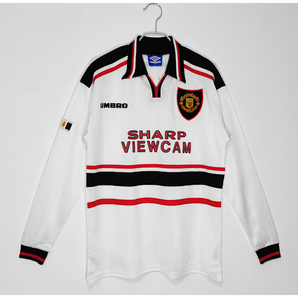 Manchester United Bortaströja 98-99 Retro Legend G.Neville NO.2 G.Neville NO.2 M