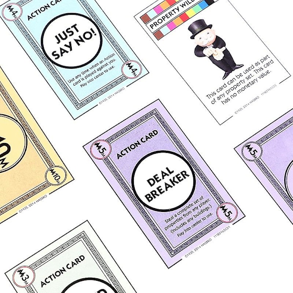 Familie-puslespill Brettspill Engelsk Versjon Monopoly Trading CardGame Spilling