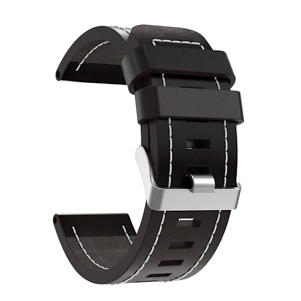 Garmin Nahkaranneke / Ranneke - 26mm Musta Black Fenix 3 HR