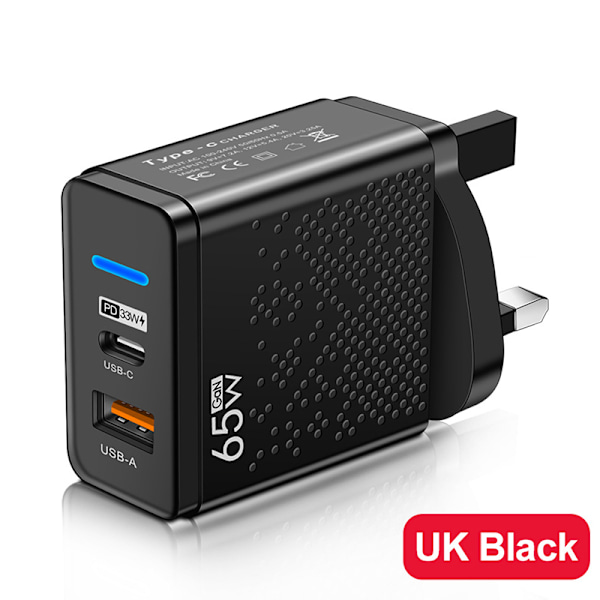 Hurtiglader 65W USB C-lader for iPhone 12 USB