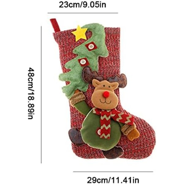 Julstrumpa, Stor Julstrumpa att Hänga, Design Jultomte