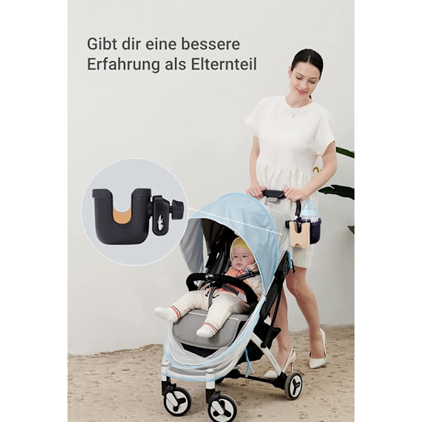 Mugghållare för barnvagn, flaskhållare cykel mugghållare barnvagn-XM2-