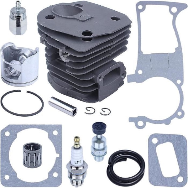 Yhteensopiva Husqvarna 340 345 346XP 350 351 353 moottorisahojen kanssa 44mm sylinterimännän sarja 503869971 503 89 44-01 503 86 25