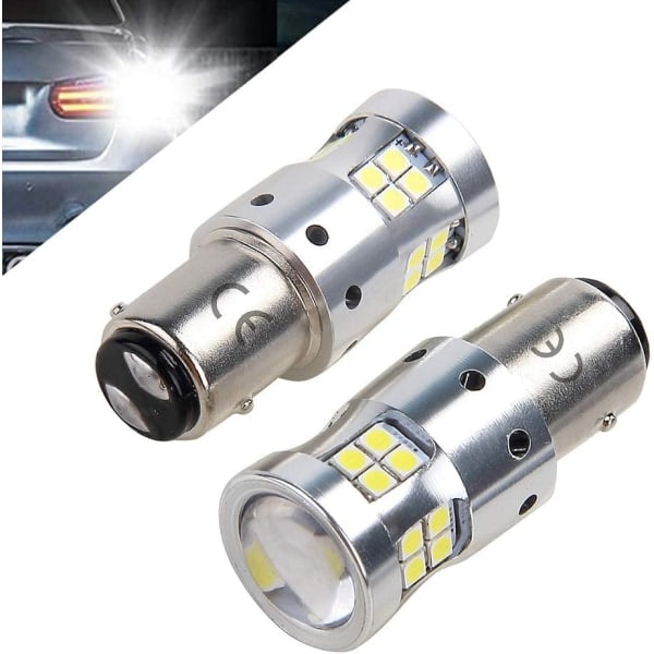 BAY15D P21/5w 1157 LED 12V 24V Bil/Lastbil Lys (2-pak)