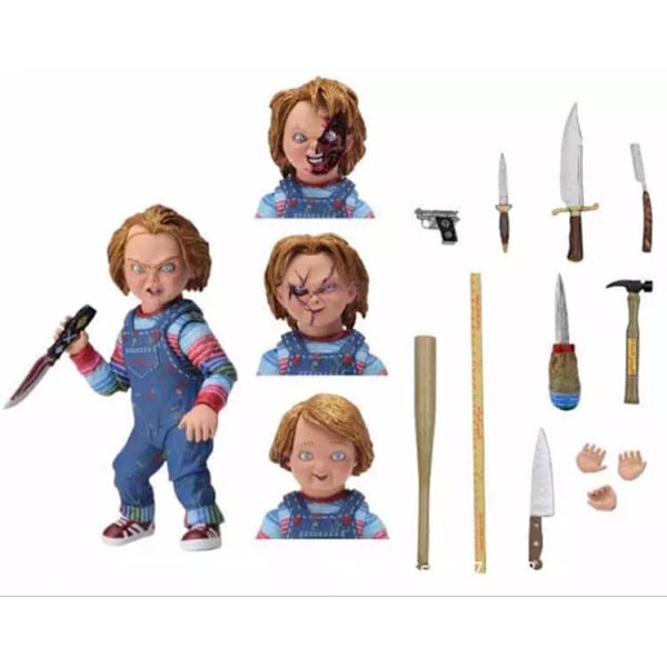 Ny Chucky Chucky kult Chucky Deluxe Edition Horror Doll Figur Modell