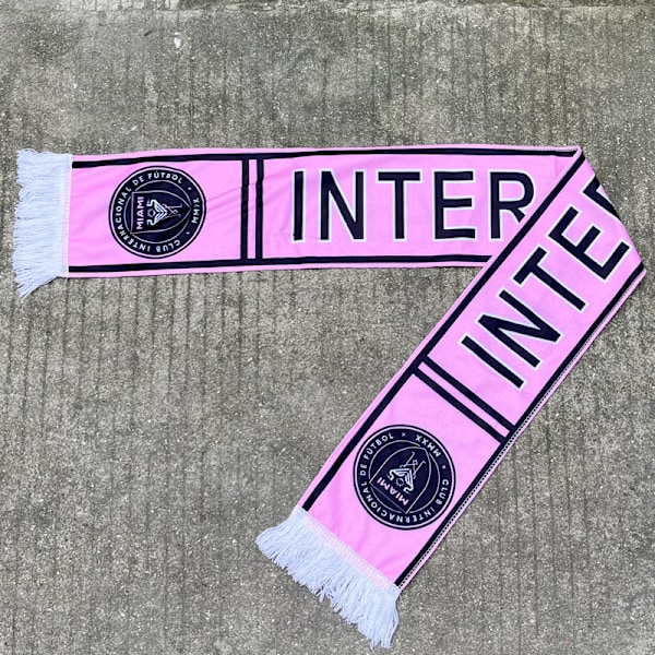 Mub- Fans Real Madrid, Liverpool, Miami hagesmække, halstørklæder, fodboldfans, efterårs- og vinterjubel, håndviftende halstørklæder Miami