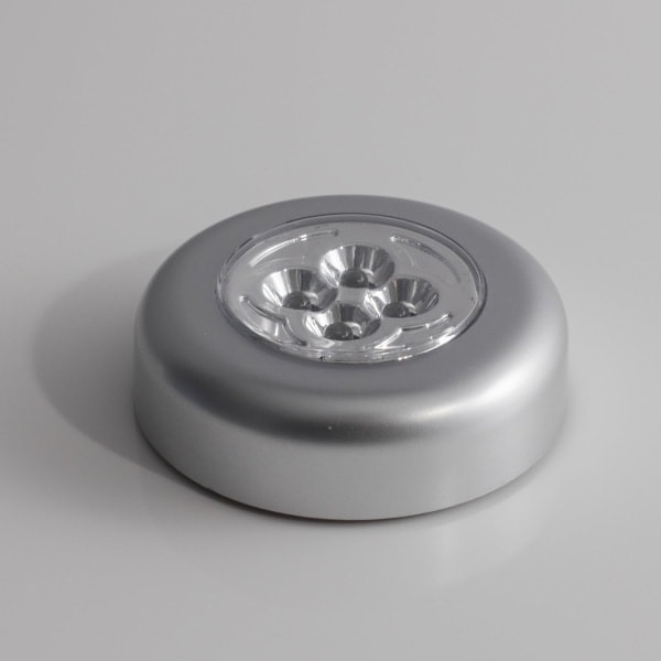 Set med 3 batteridrivna självhäftande spotlights med varmvitt ljus