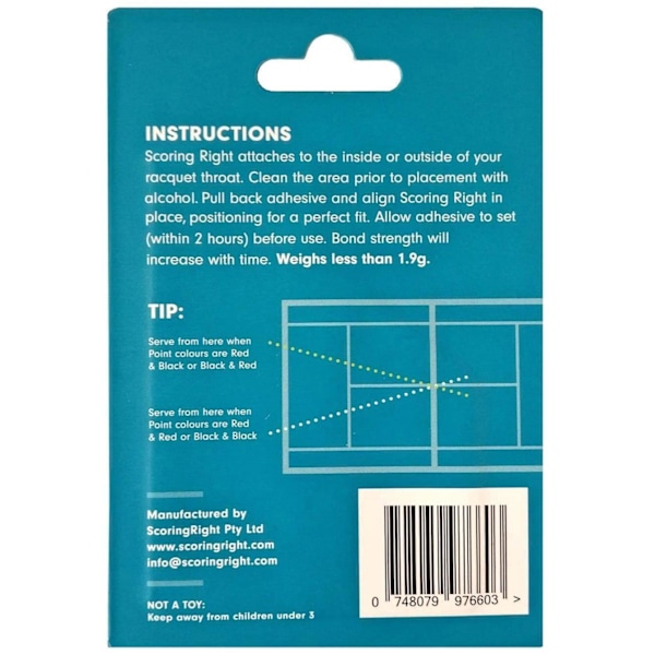 Scoring Right - Pointtæller White Vit