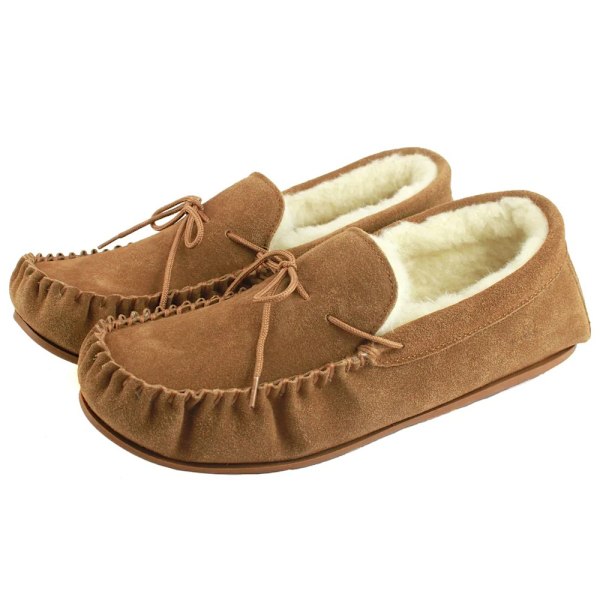 Eastern Counties Leather Herr Joel Mockasiner i mocka för män 7 Chestnut Chestnut-KK1- Chestnut 7 UK