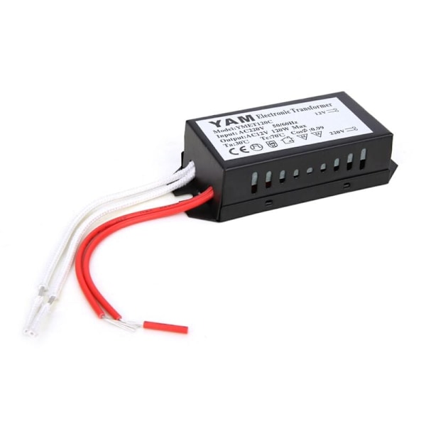 220V till 12V Elektronisk Transformator, Spänningsomvandlare, Intelligent Strömförsörjning (120W)